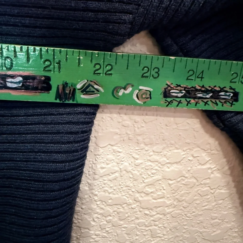 Modern Citizen Women’s Navy Blue Ribbed Sweater sz L - Picture 8 of 8